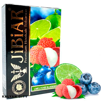 Табак Jibiar Lime Lychee Blueberry (Лайм Личи Черника) 50г