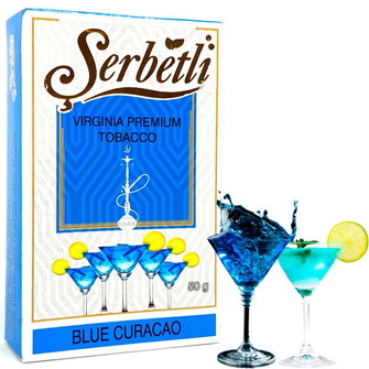 Тютюн Serbetli Blue Curacao (Блю Кюрасао) 50г