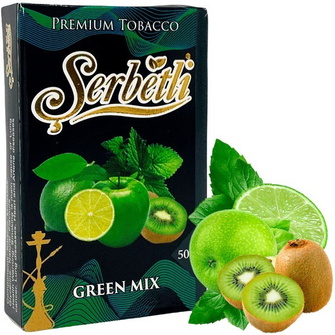 Табак Serbetli Green Mix (Зеленый Микс) 50г