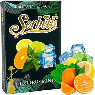 Тютюн Serbetli Ice Citrus Mint (Лід Цитрус М'ята) 50г