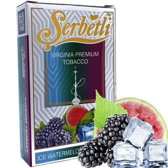 Тютюн Serbetli Ice Watermelon Blackberry (Лід Кавун Ожина) 50г