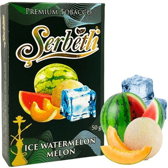 Табак Serbetli Ice Watermelon Melon (Арбуз Дыня Лед) 50г