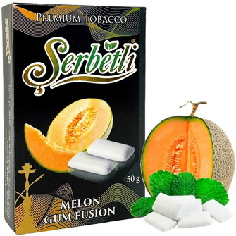 Тютюн Serbetli Melon Gum Fusion (Диня Жуйка Ф'южин) 50г