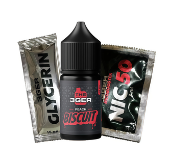 Набір The 3Ger Sweet Peach Biscuit (Персик Бісквіт) 30 мл 50 мг