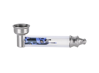 Трубка металева Champ High Dripping Paint Metal Blue (Синій)