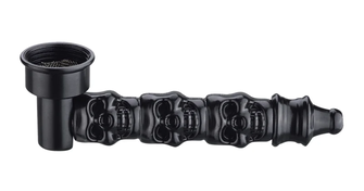 Трубка металева Champ High Metal Skull Black (Чорний)