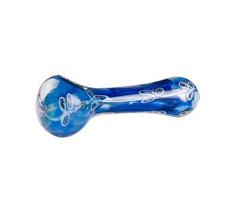 Трубка скляна Mistiq Dark Blue (Темно-синій) 12.5 см