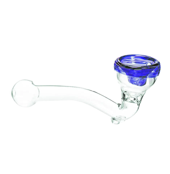 Трубка скляна Amsterdam Blue (Синій) 11 см