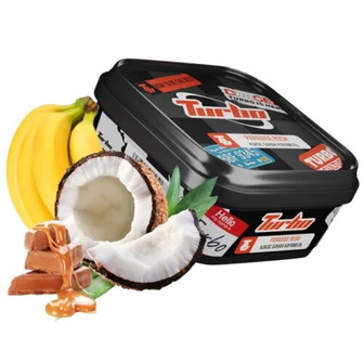 Тютюн Turbo Paradise Rush (Кокос Банан Карамель) 250г
