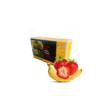 Тютюн Serbetli Banana Strawberry (Банан Полуниця) 500 грам