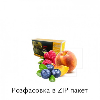 Тютюн Serbetli Raspberry Peach Blueberry (Малина Персик Чорниця) 100г