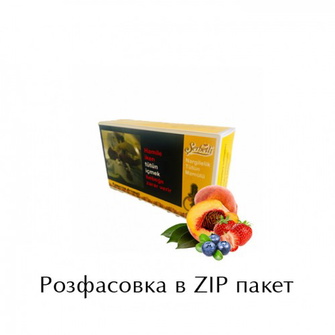 Тютюн Serbetli Strawberry Peach Blueberry (Полуниця Персик Чорниця) 100г