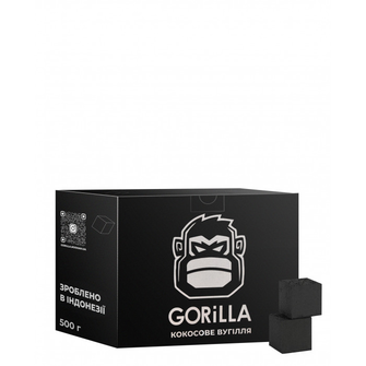 Кокосове вугілля для кальяну Gorilla, 0.5 кг