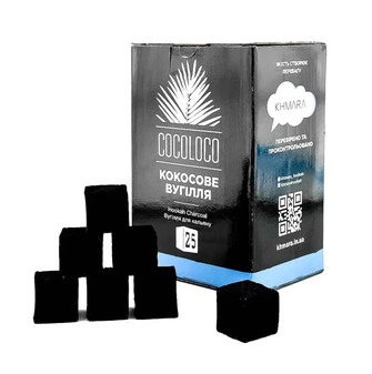 Кокосове вугілля для кальяну Khmara Cocoloco, 1 кг