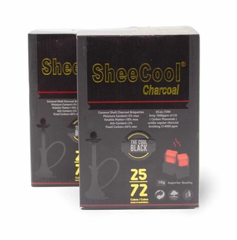 Кокосове вугілля для кальяну SheeCool, 1 кг