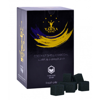 Кокосове вугілля для кальяну Yahya Elegance King, 1 кг