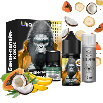 Набір Uliq 30 мл 50 мг Salt Банан Папайя Кокос