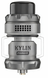 Атомайзер (бак) Vandy Vape Kylin Mini RTA V2 Frosted Grey 5 мл