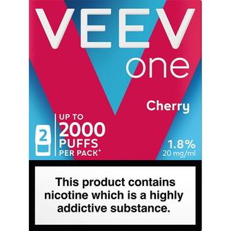 Картриджі VEEV one Cherry (Вишня) 18 мг (1.8%)