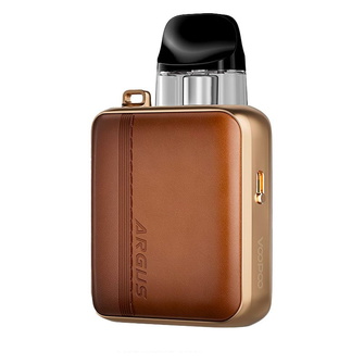 Pod-система VooPoo Argus P3 Pod Kit Brown Leather (Коричнево-золотий)
