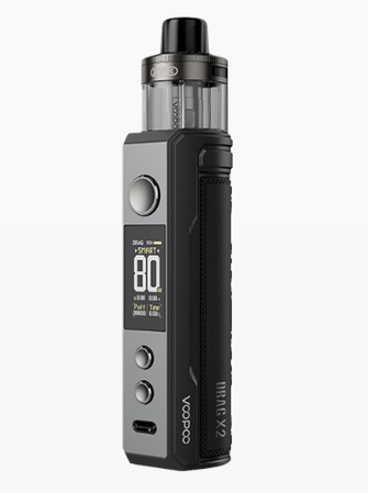 Pod Mod VooPoo Drag S2 2500 мАч Grey Metal (Металлический)