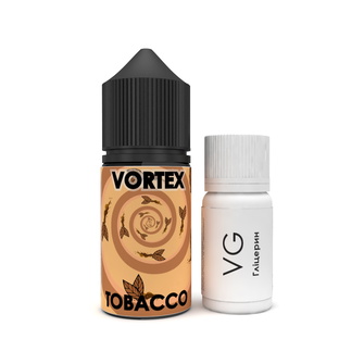 Набір сольвої рідини Vortex Tobacco (Тютюн) 30 мл 50 мг