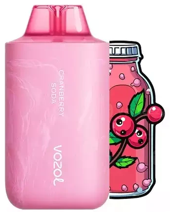 Vozol Star 7000 Cranberry Soda (Клюквенная газировка)