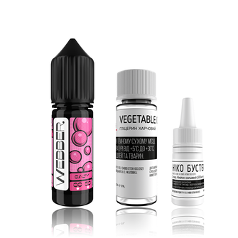 Набор Webber HYBRID SLT Mint Bubble Gum (Мятная Жвачка) 15мл 50мг