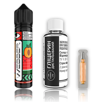 Набір органічної рідини Webber Orange Peach (Апельсин Персик) 60 мл 6 мг