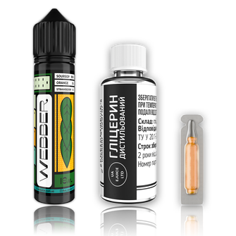 Набір органічної рідини Webber SourSop Tea (Чай Саусеп) 120 мл 3 мг