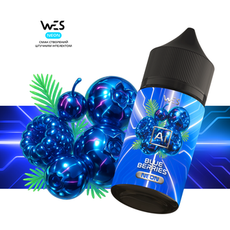 Набір WES AI Neon Blue Berries (Блакитна малина Лохина) 30 мл 50 мг