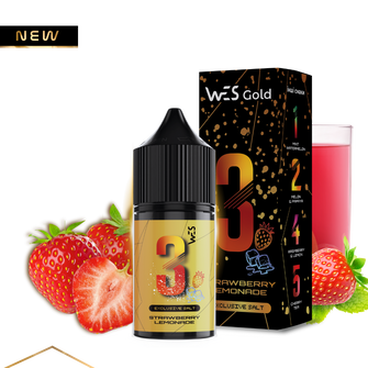 Набор WES Gold Strawberry Lemonade (Клубничный лимонад) 30 мл 50 мг