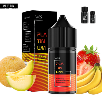 Набір WES Platinum Melon Strawberry Banana (Диня Полуниця Банан) 30 мл 65 мг