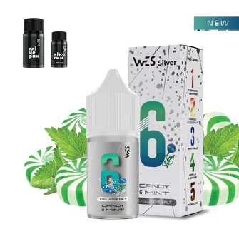 Набір WES Silver Candy & Mint (М'ятні цукерки) 30 мл 50 мг
