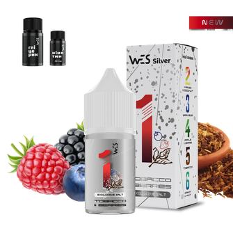 Набір WES Silver Tobacco & Berries (Ягоди Тютюн) 30 мл 50 мг