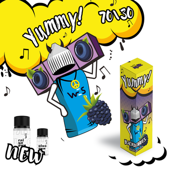 Набір органічної рідини WES Split Yummy (Ожина Чорниця) 60 мл 6 мг