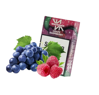 Тютюн WhiteSmok Grape Raspberry (Виноград Малина) 50г