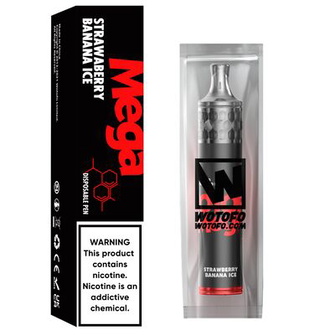 Wotofo Mega 1500 Strawberry Banana (Полуниця Банан)