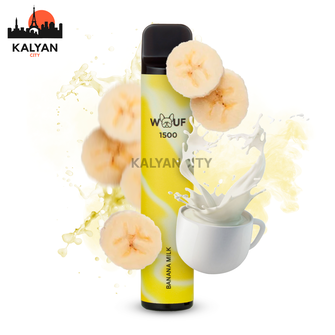 Wouf 1500 Banana Milk (Банан Молоко)