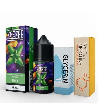 Набір ZeeZee Mint (М'ята) 30 мл 50 мг